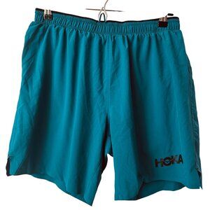 Hoka Men’s Glide 7” Running Shorts Teal Medium | GUC